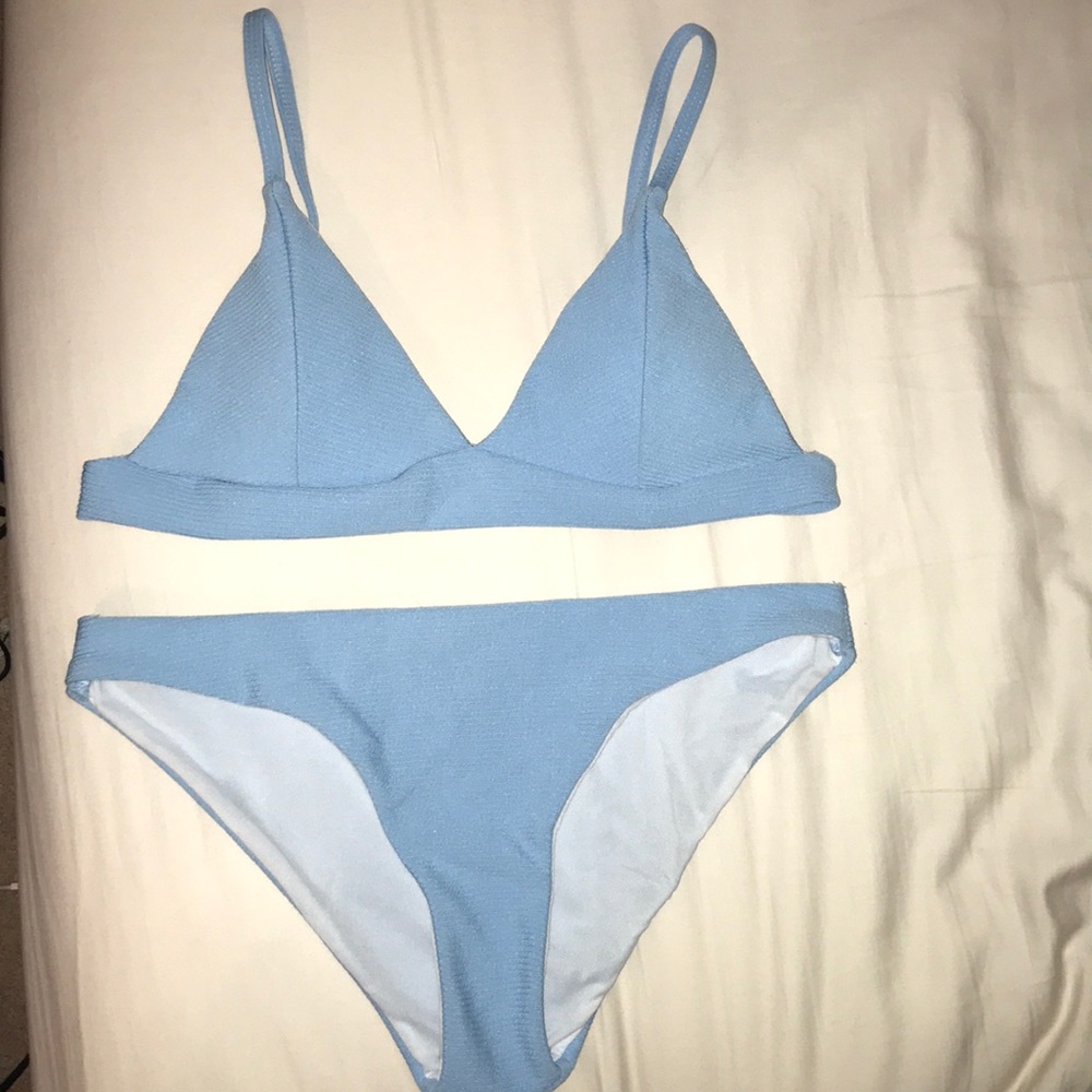 Baby blue bikini